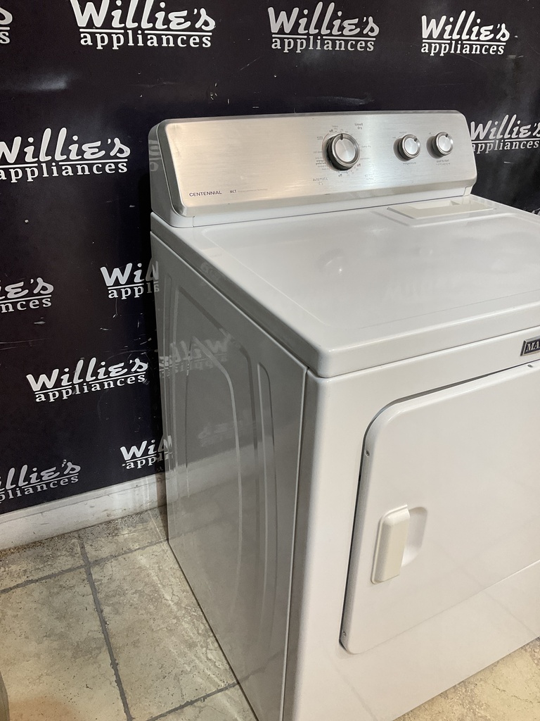 Maytag Used Electric Dryer 220volts (30 AMP) 29inches {3 prong} (White) 