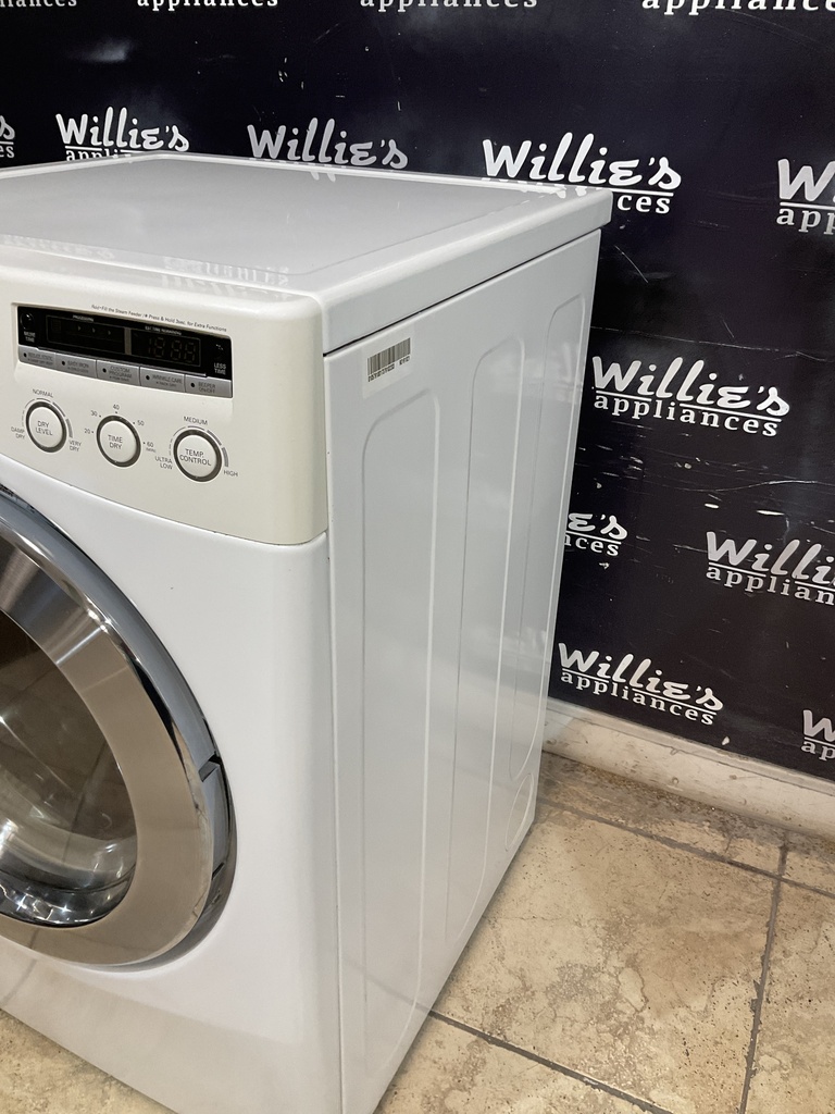 Lg Used Electric Dryer 220volts (30 AMP) 27inches {3 prong} (White) 