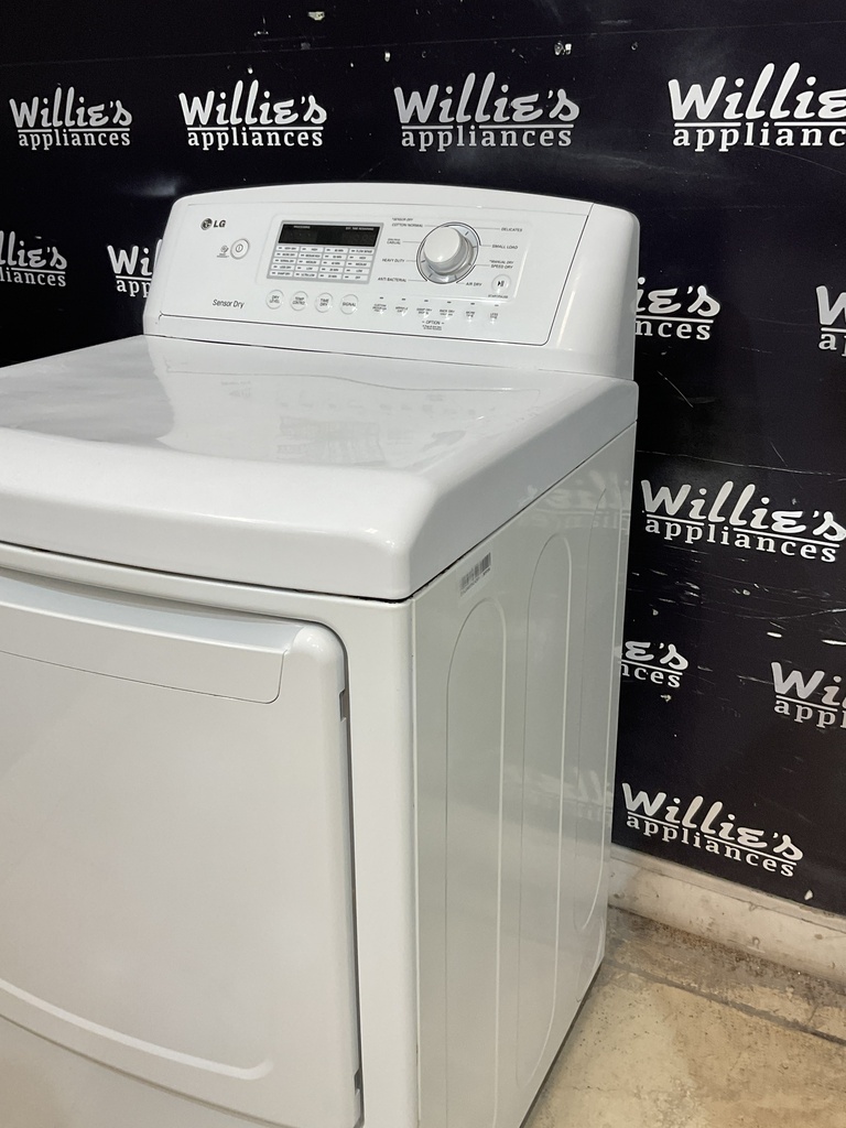 Lg Used Electric Dryer 220volts (30 AMP) 27inches {4 prong} (White) 