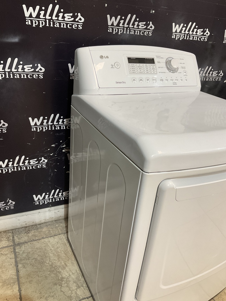 Lg Used Electric Dryer 220volts (30 AMP) 27inches {4 prong} (White) 