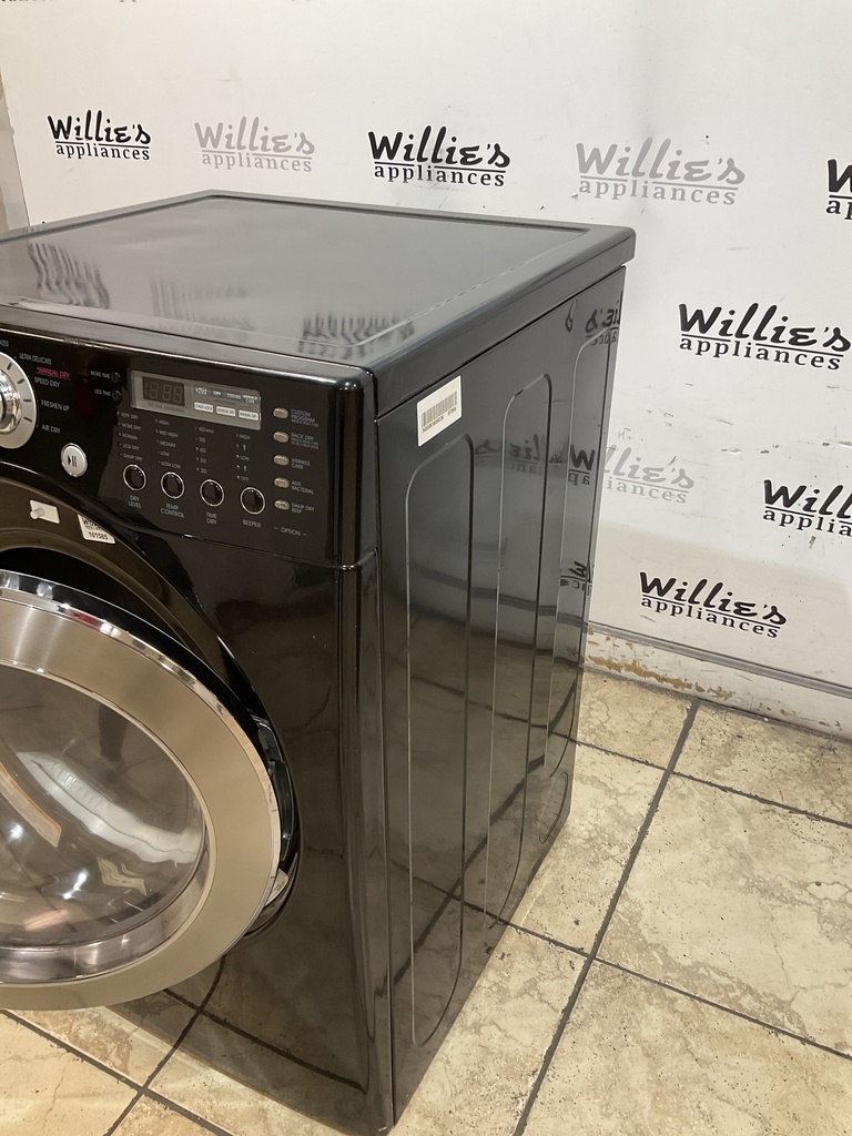 Lg Used Electric Dryer 220volts (30 AMP) 27inches {3 prong} (Black) 