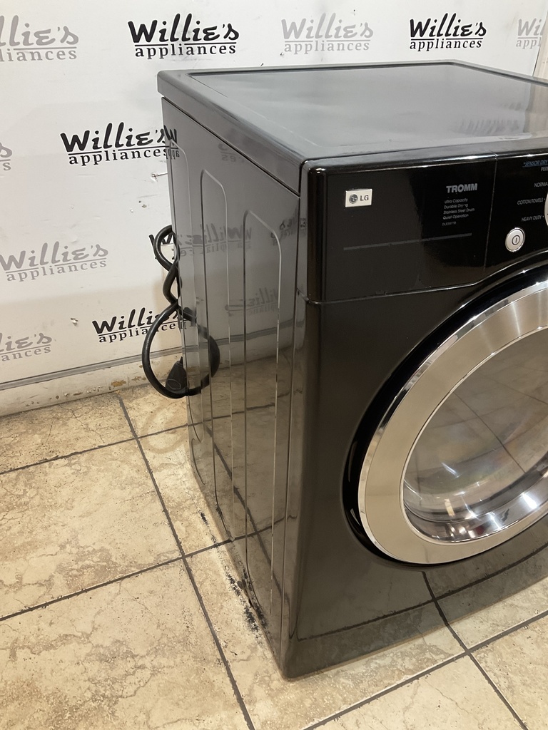 Lg Used Electric Dryer 220volts (30 AMP) 27inches {3 prong} (Black) 