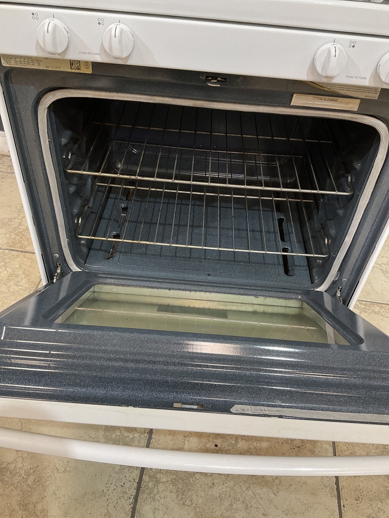 Whirlpool Used Natural Gas Stove 30inches (White) 