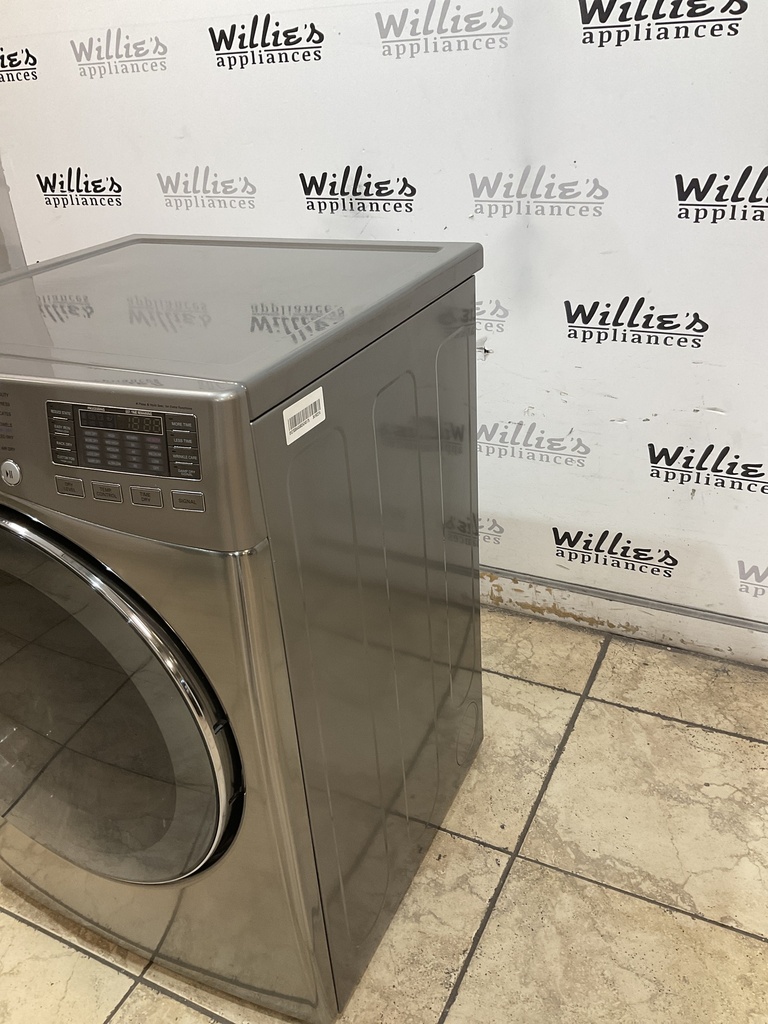 Lg Used Electric Dryer 220volts {30 AMP} 27inches {no cord} (Grey)