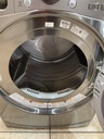 Lg Used Electric Dryer 220volts {30 AMP} 27inches {no cord} (Grey)