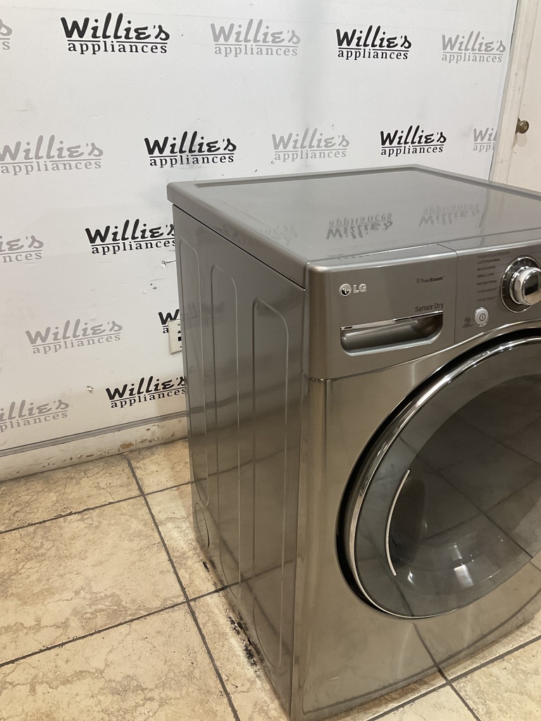 Lg Used Electric Dryer 220volts {30 AMP} 27inches {no cord} (Grey)