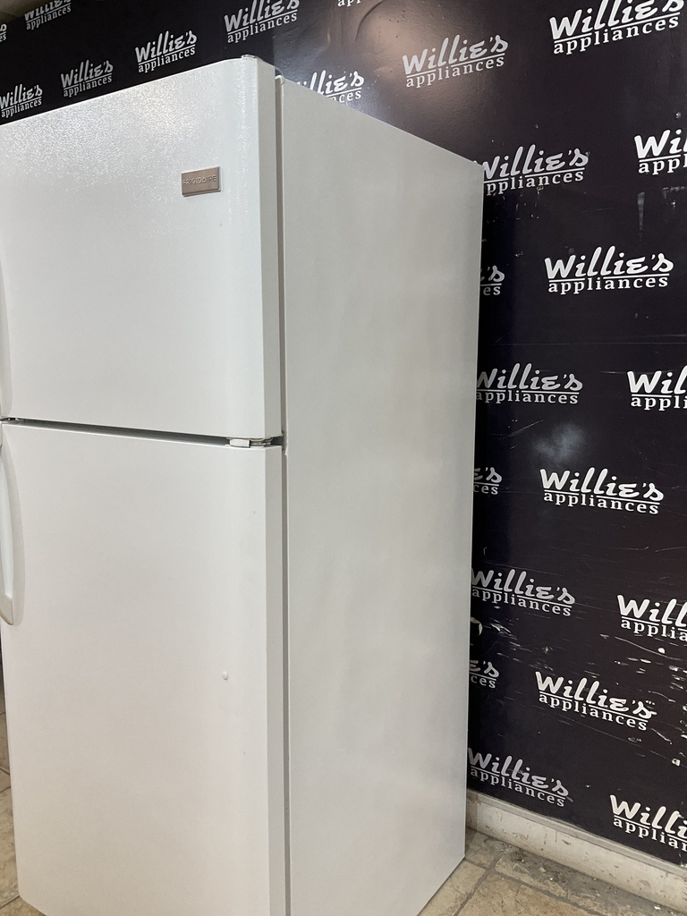 Frigidaire Used Refrigerator Top and Bottom 30x68 1/2” (White) 