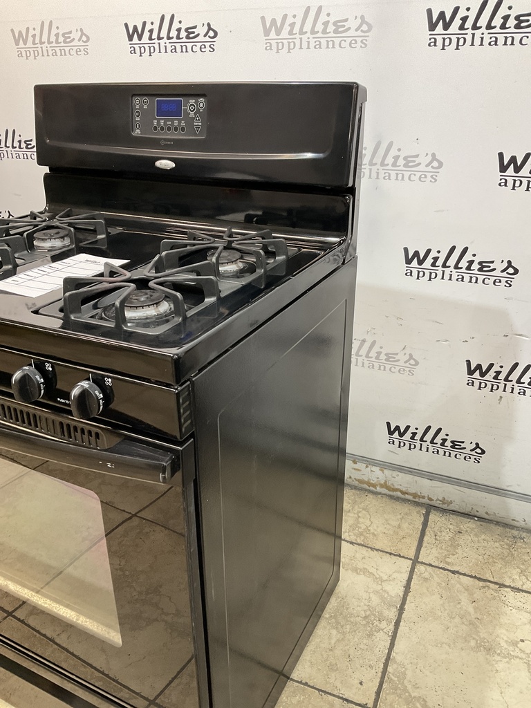 Whirlpool Used Natural Gas Stove 30inches (Black) 
