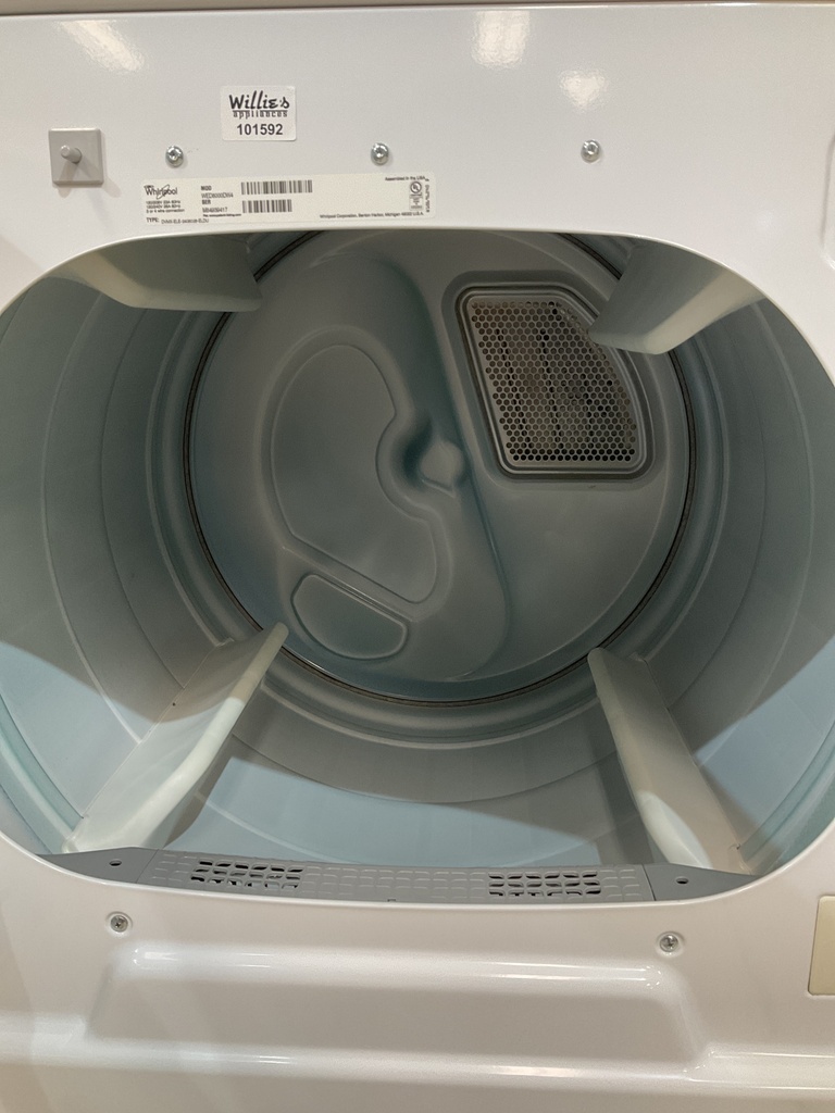 Whirlpool Used Electric Dryer 220volts (30 AMP) 29inches {3 prong} (White) 