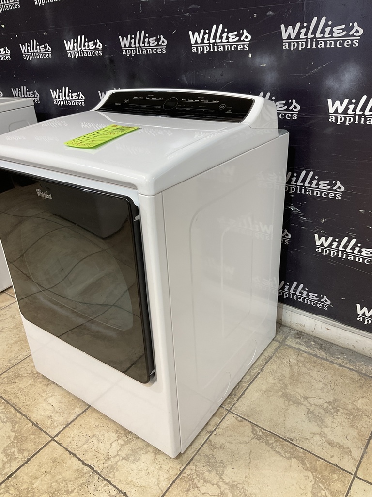 Whirlpool Used Electric Dryer 220volts (30 AMP) 29inches {3 prong} (White) 