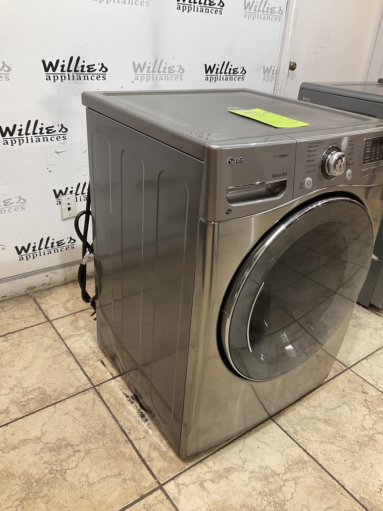 Lg Used Electric Dryer 220volts (30 AMP) 27inches {4 prong} (Grey)
