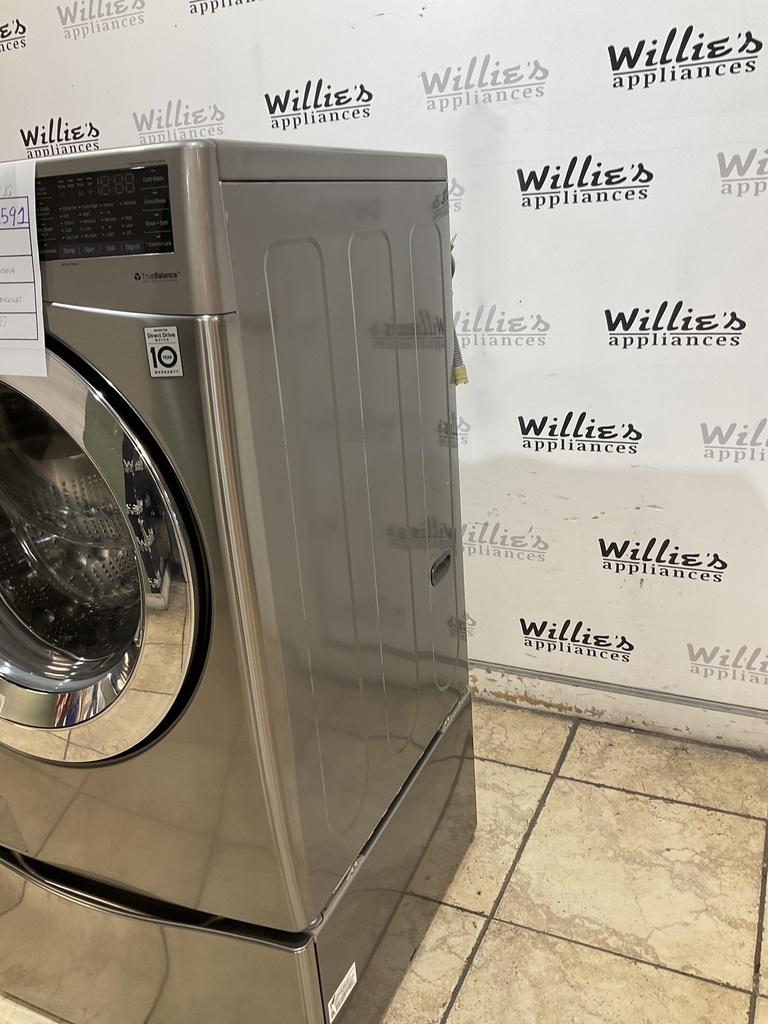Lg Used Washer Front-load 27inches (Grey) 