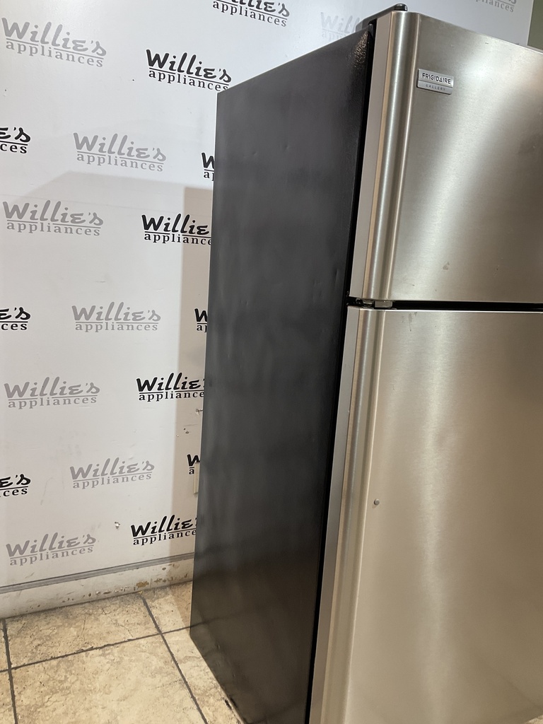 Frigidaire Used Refrigerator Top and Bottom 30x66 (Stainless Steel) 