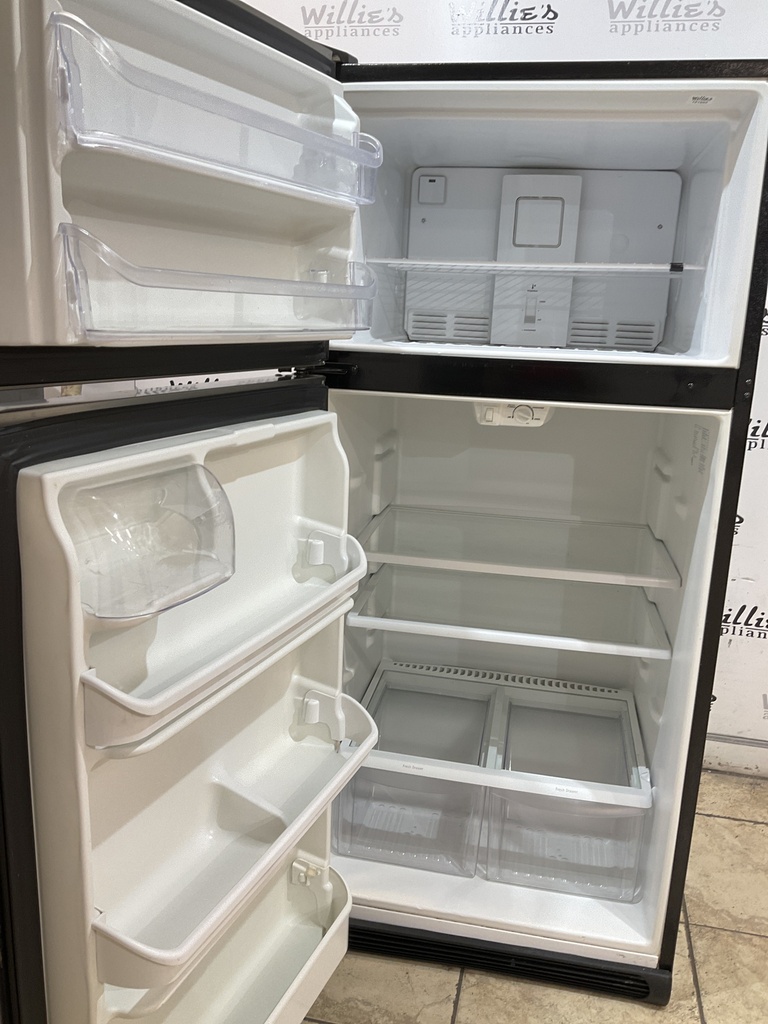 Frigidaire Used Refrigerator Top and Bottom 30x66 (Stainless Steel) 