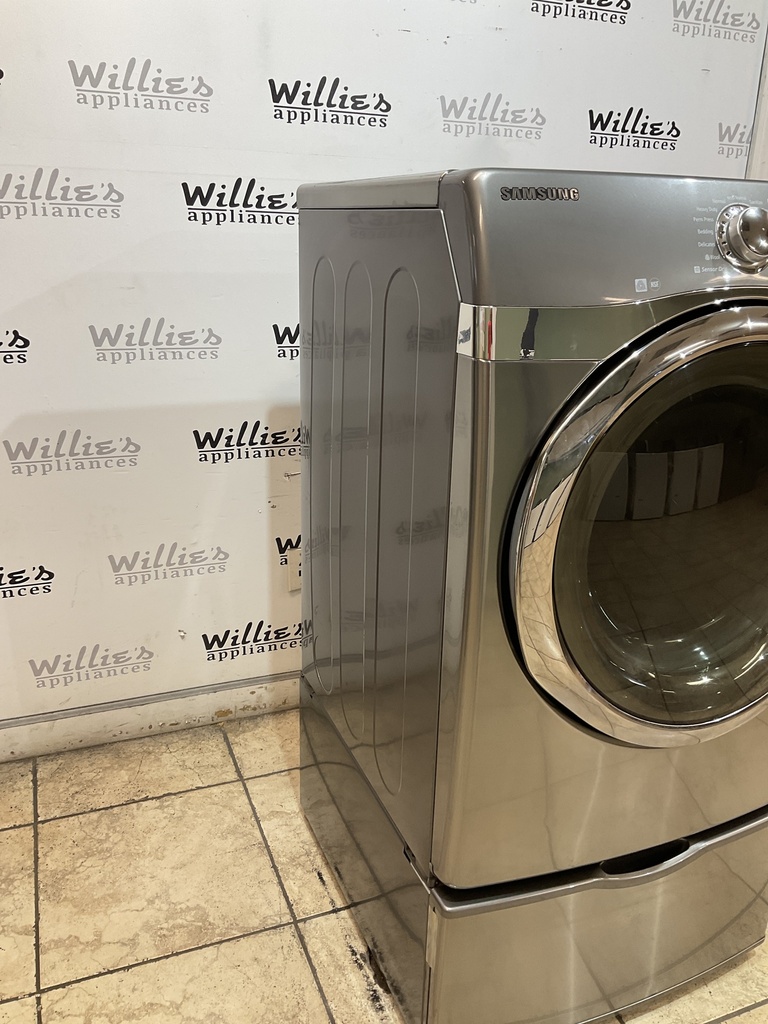 Samsung Used Electric Dryer 220volts (30 AMP) 27inches {3 prong} (Grey) 