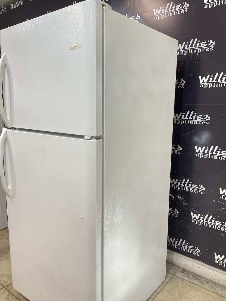 Frigidaire Used Refrigerator Top and Bottom 30x69 (White) 