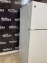 Ge Used Refrigerator Top and Bottom 28x61 (White)
