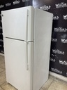 Ge Used Refrigerator Top and Bottom 28x61 (White)