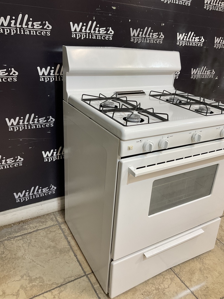 Frigidaire Used Natural Gas Stove 30inches (White) 