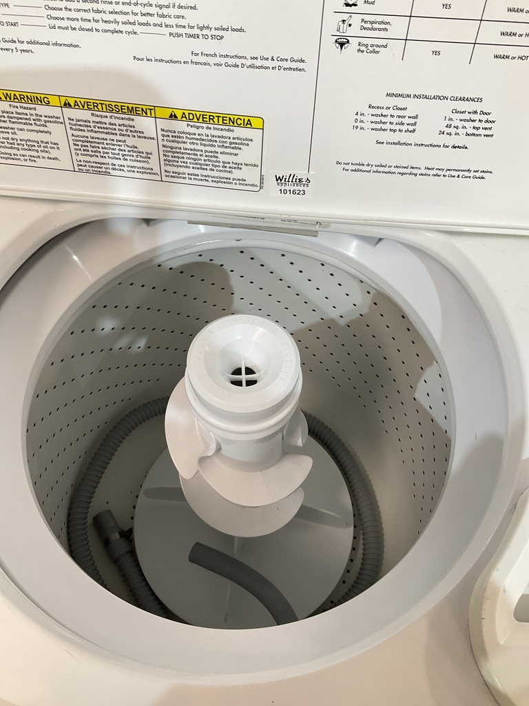 Whirlpool Used Washer Top-load 27inches (White) 