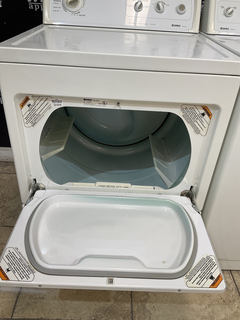 Kenmore Used Electric Set Washer/Dryer 220volts (30 AMP) 27inches {3 prong} (White) 