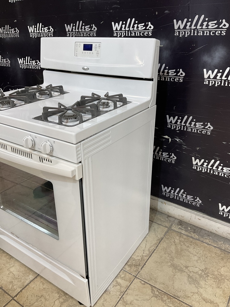 Whirlpool Used Natural Gas Stove 30inches (White) 