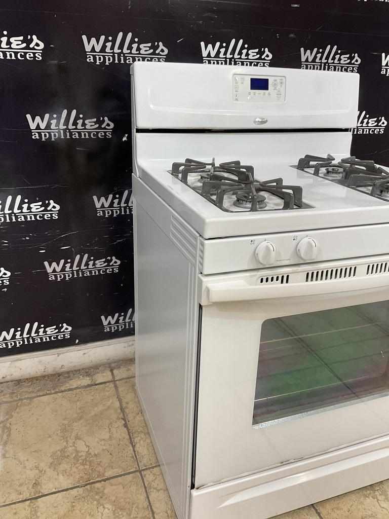 Whirlpool Used Natural Gas Stove 30inches (White) 