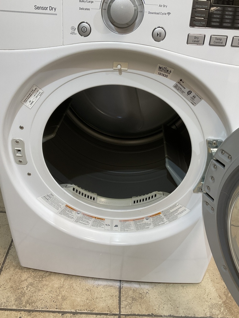 Lg Used Electric Dryer 220volts (30 AMP) 27inches {3 prong} (White) 