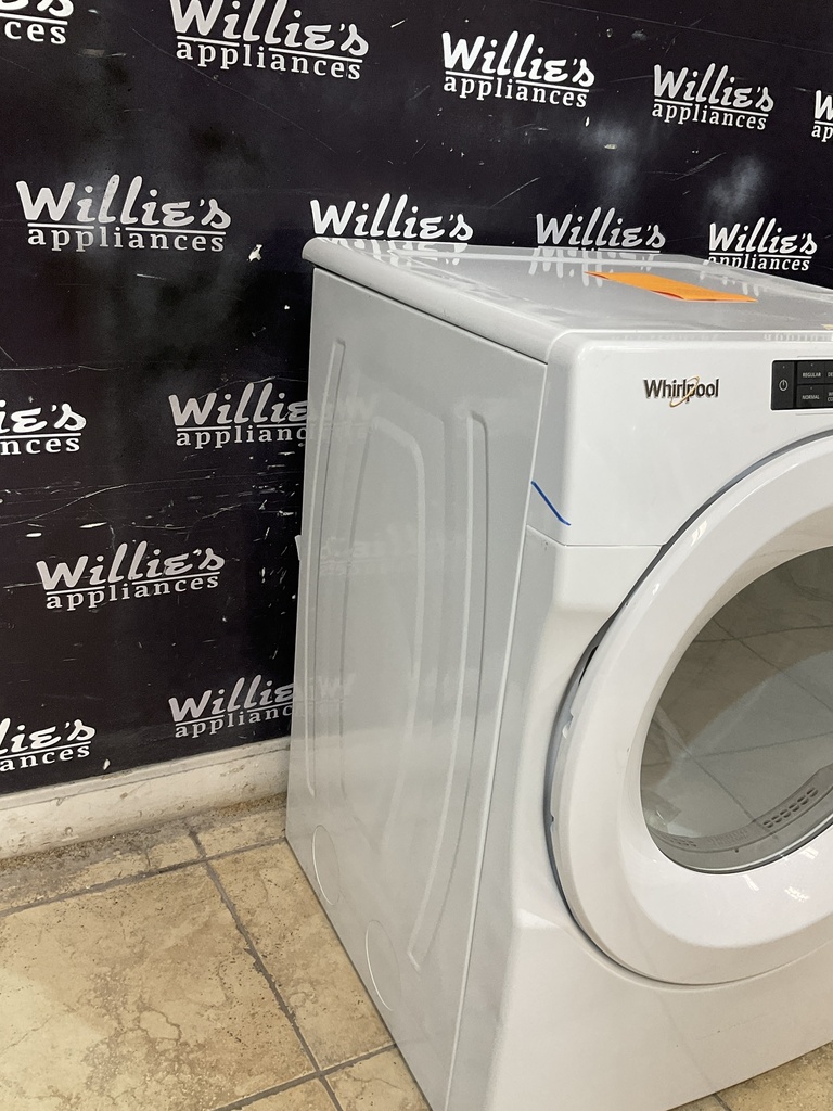 Whirlpool New Open Box Electric Dryer 220volts (30 AMP) 27inches {no cord} (White) 