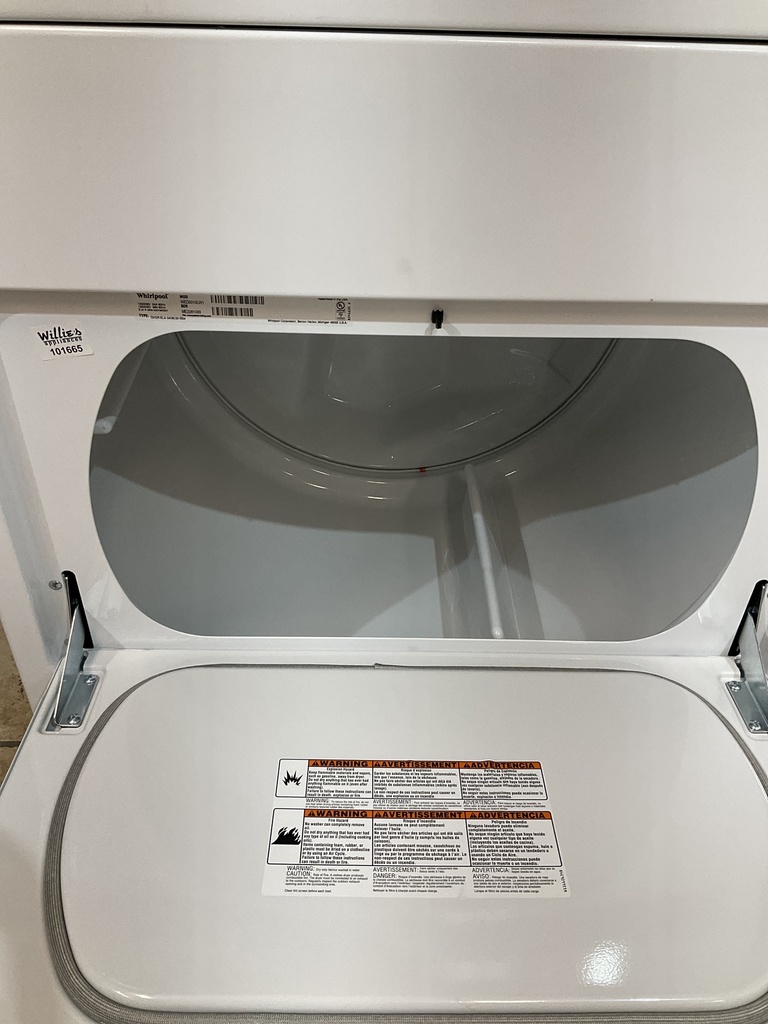 Whirlpool New Open Box Electric Dryer  220volts (30 AMP) 29inches {no cord} (White) 