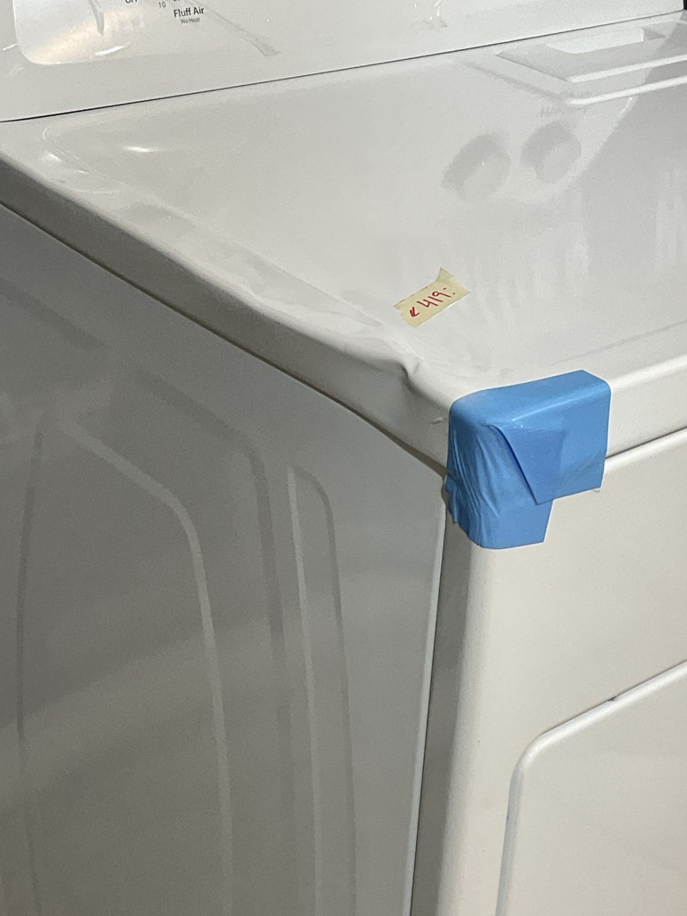 Whirlpool Used Electric New Open Box Electric Dryer 220volts (30 AMP) 29inches {no cord} (White) 