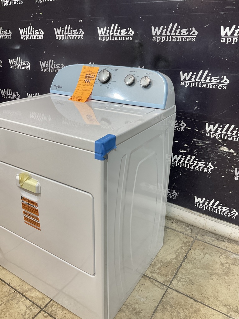 Whirlpool New Open Box Electric Dryer 220volts (30 AMP) 29inches {no cord} (White) 