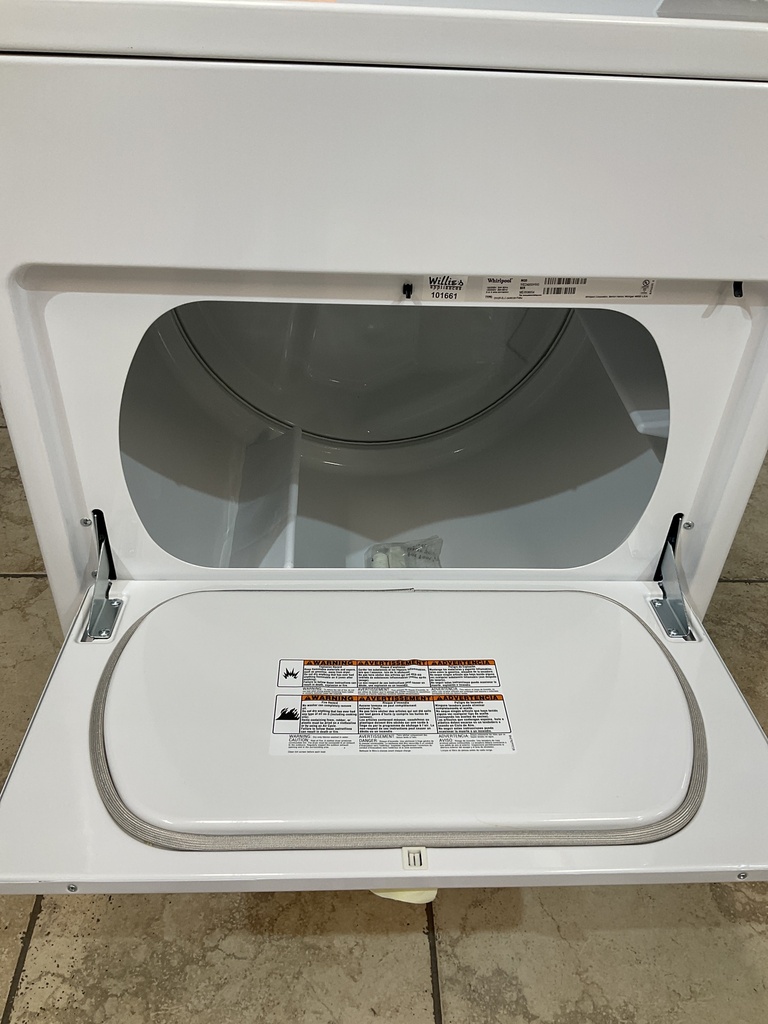Whirlpool New Open Box Electric Dryer 220volts (30 AMP) 29inches {no cord} (White) 