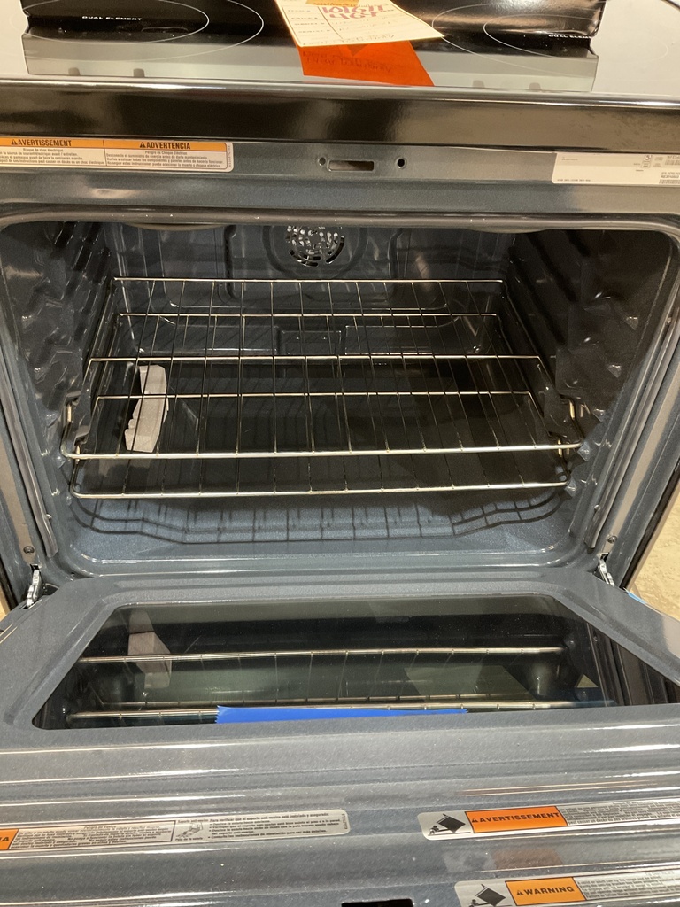 Whirlpool New Open Box Electric Stove 220volts (40/50 AMP) 30inches {no cord} (Stainless steel) 