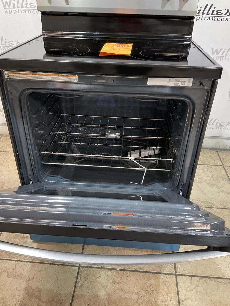 Whirlpool New Open Box Electric Stove 220volts (40/50 AMP) 30inches {no cord} (Stainless steel) 