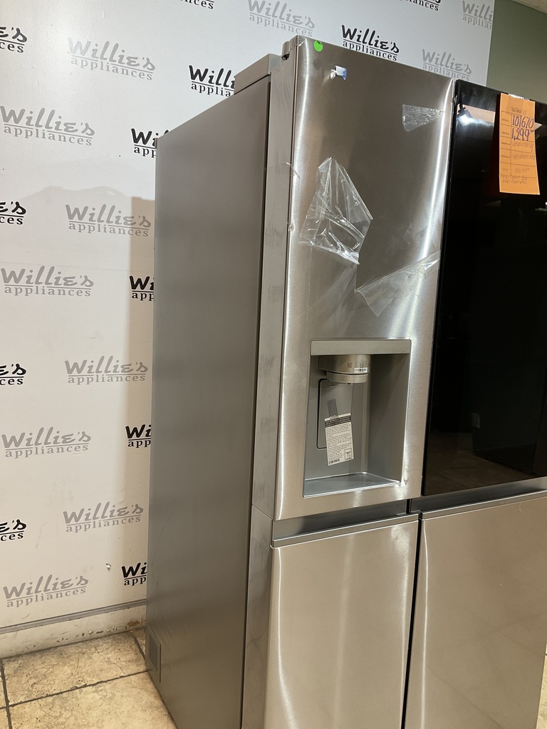 Lg New Open Box Refrigerator Side by Side 36x70 1/2” (Stainless Steel) 