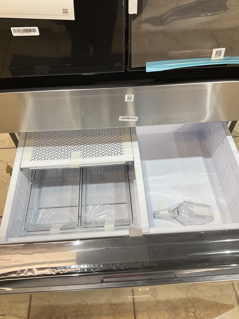 Samsung New Open Box Refrigerator French Door Family Hub+ 36x70 (Black Stainless Steel) 