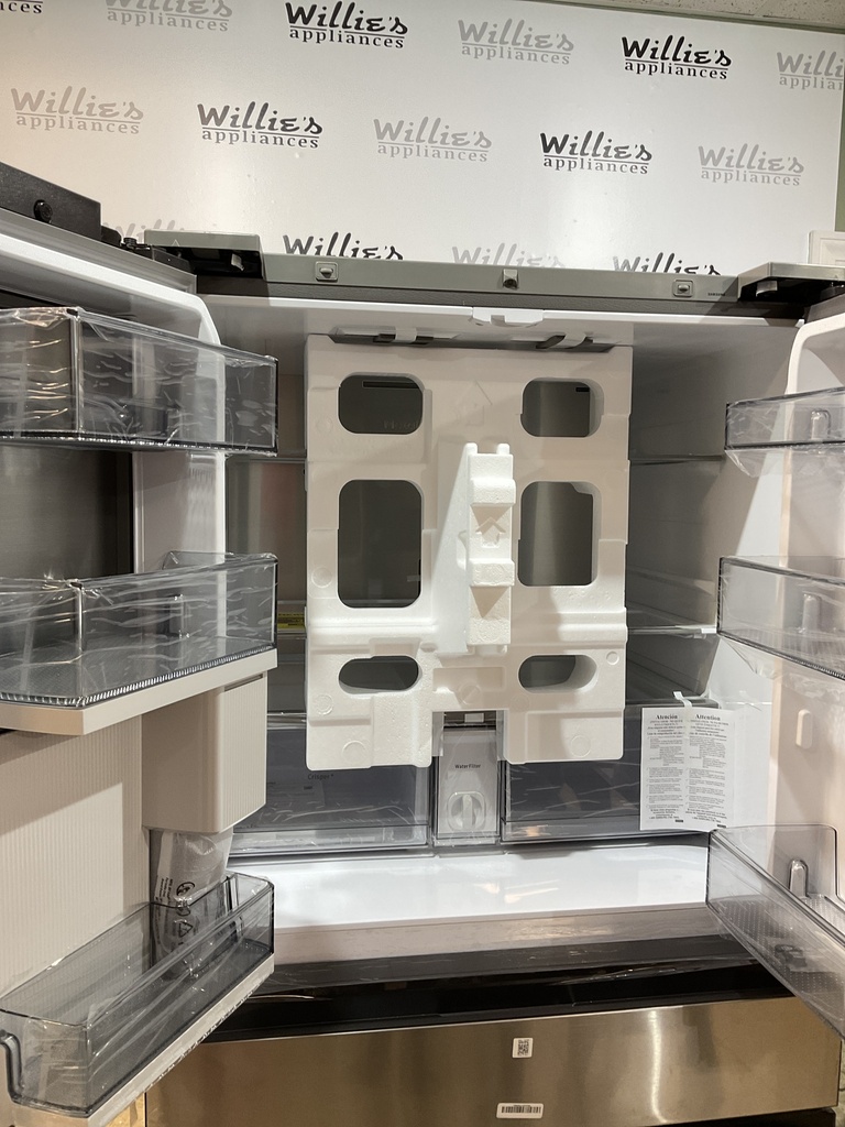 Samsung New Open Box Refrigerator French Door Family Hub+ 36x70 (Black Stainless Steel) 