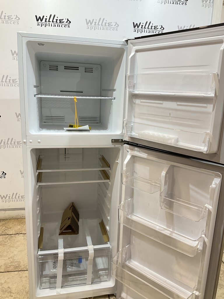 Vissani New Open Box Refrigerator Top and Bottom 21 1/2” x 60 1/2” (Stainless/White)