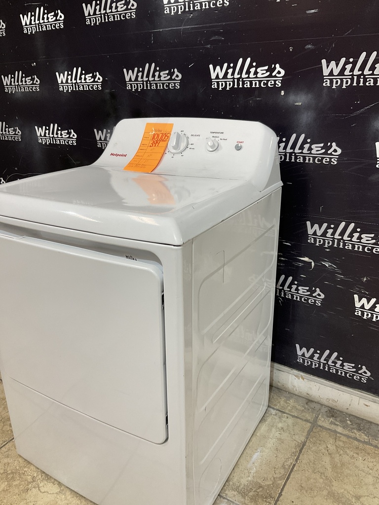 Hotpoint New Open Box Natural Gas Dryer 27inches (White) 