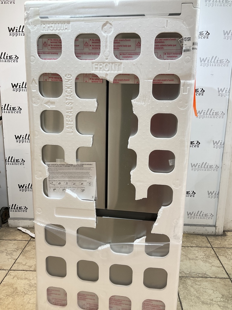 Samsung New Refrigerator French Door 33 1/2” x 70” (Stainless Steel) 