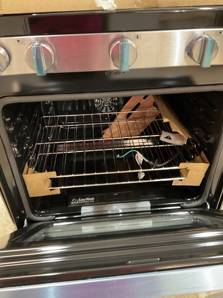 Ge New Open Box Natural Gas Stove 30inches (Stainless Steel) 