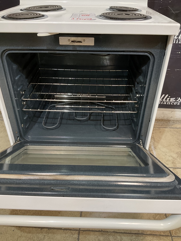 Ge Used Electric Stove 220volts (40/50 AMP) 30inches {3 prong} (White) 