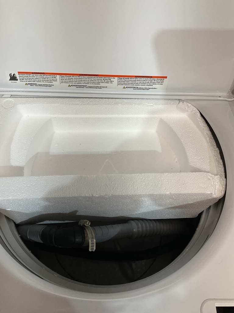 Ge New Open Box Natural Gas Set Washer/Dryer 27inches (White) 