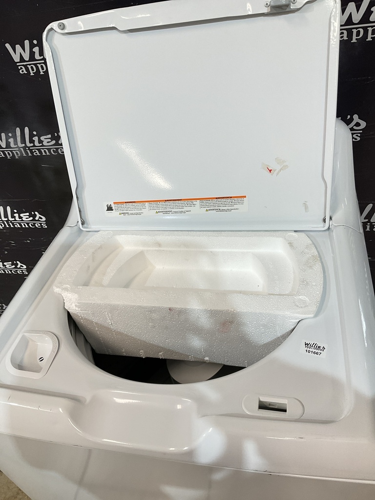 Ge New Open Box Washer Top-load 27inches (White ) 