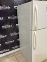 Frigidaire Used Refrigerator Top And Bottom 28 x 59 1/2 (Bisque) 