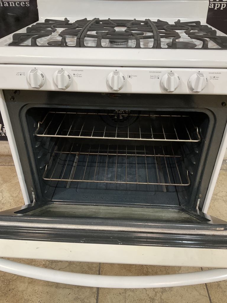 Kenmore Used Natural Gas Stove 30inches (White) 