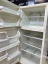 Whirlpool Used Refrigerator Top and Bottom 30x66 (Bisque) 