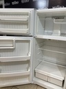 Hotpoint Used Refrigerator Top and Bottom 28x61 1/2” (White) 