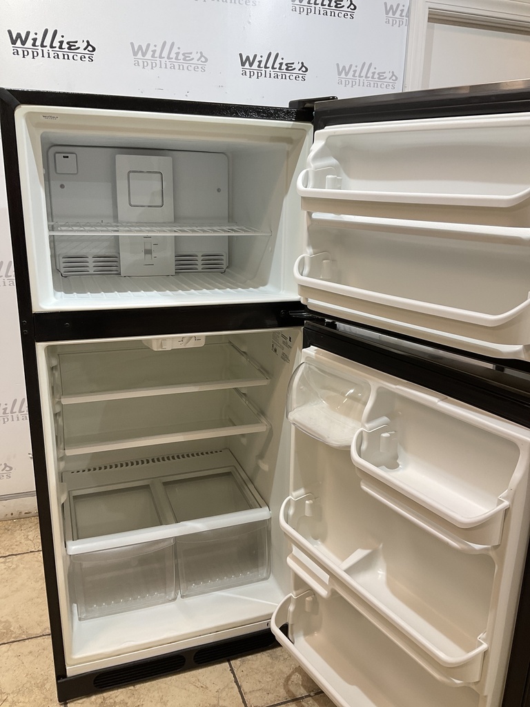 Kenmore Used Refrigerator Top and Bottom 28x59 1/2” (Stainless Steel) 